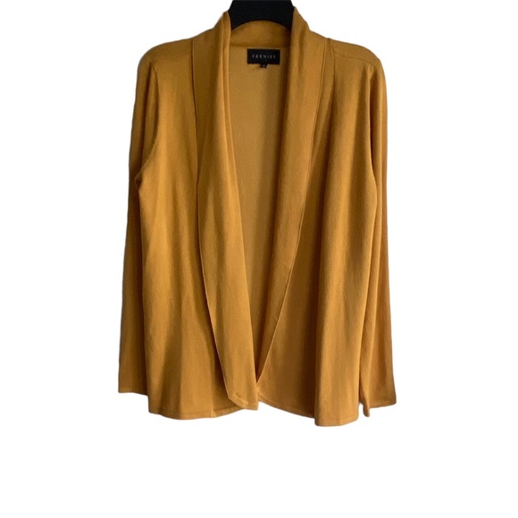 Premise Long Sleeve Golden Yellow Cardigan - Picture 7 of 7